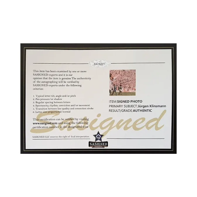 Three For Collection, Clas Schäfer, German Team, Handwritten Signature, Photo, Included SA Certificate, Framed-4