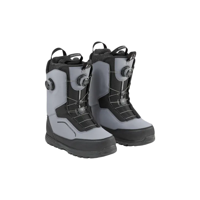 DECATHLON Dark Gray Single Snowboard Ski Boots Men's-1