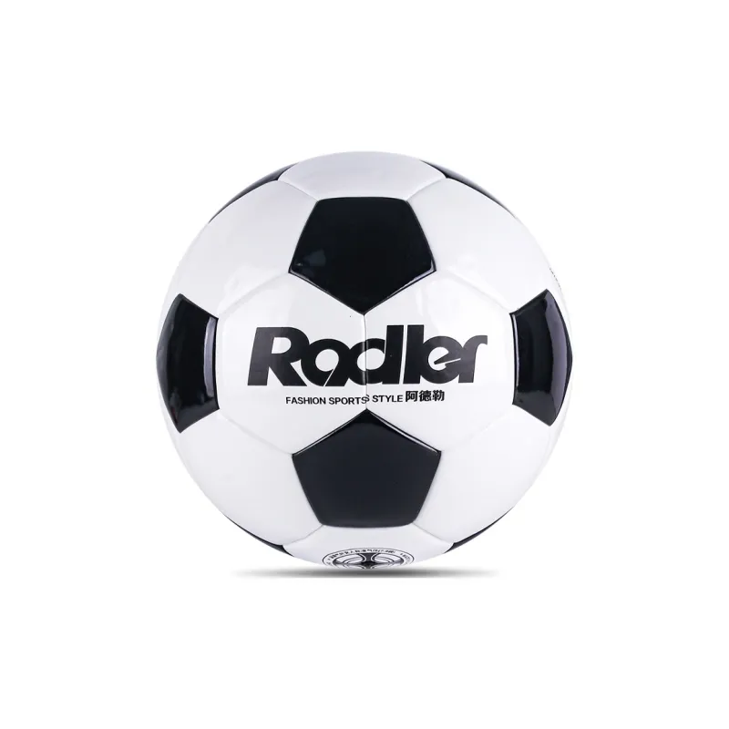 RADLER Size 4 Soccer PU Machine Stitched Soccer Ball Unisex Black White-4