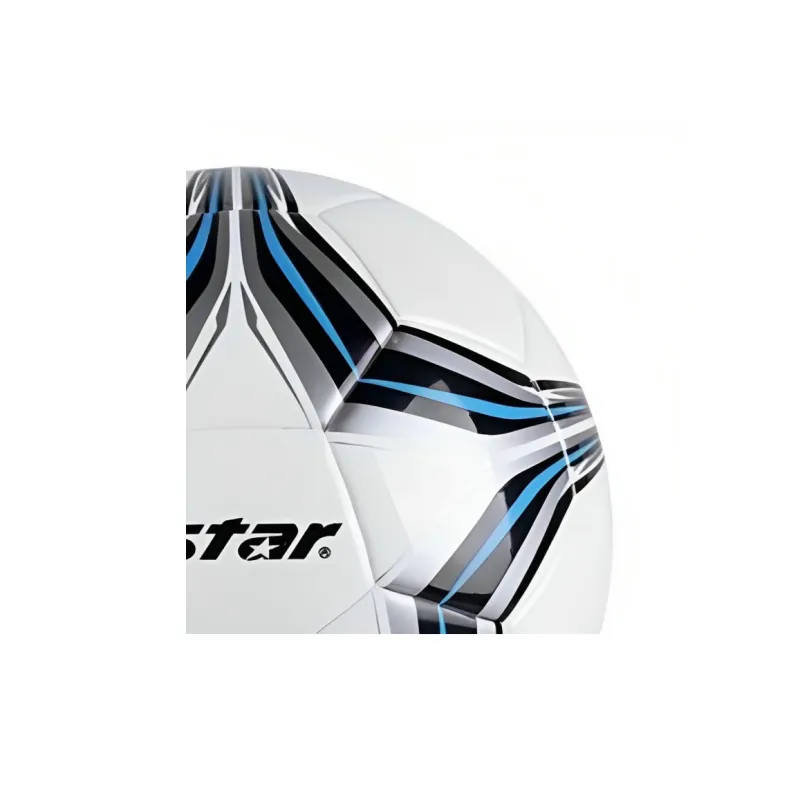 Star Size 4 Soccer PU Seamless Thermal-bonding Kids' Blue Black White-1