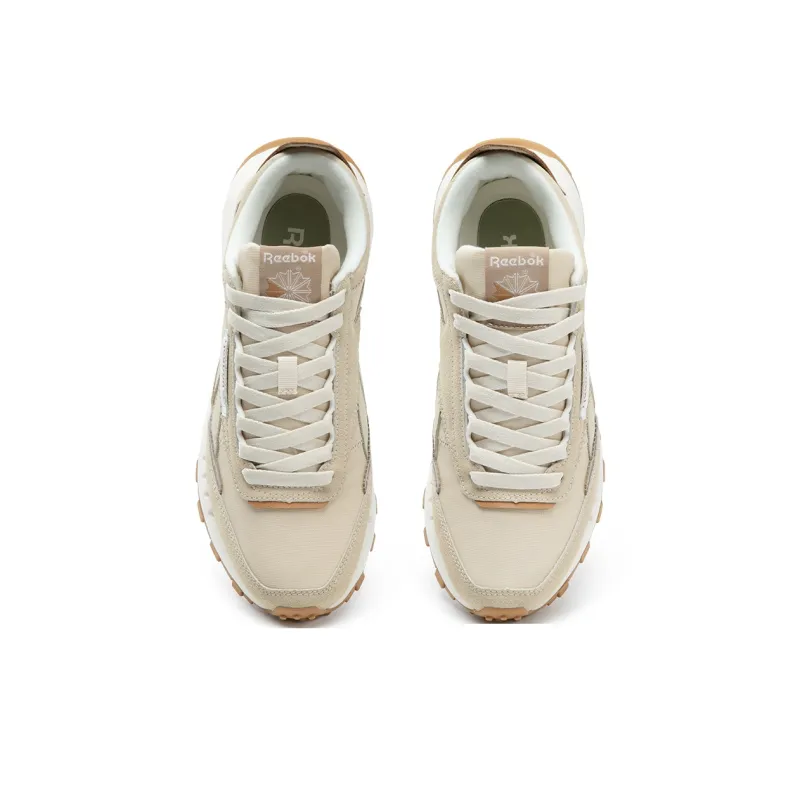Reebok CL LEGACY W+ Anti Slip And Wear Resistant Height Increasing Low Top Running Shoes Unisex Beige-2