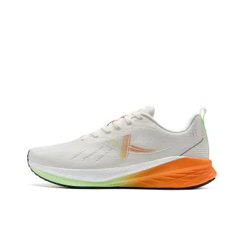 XTEP Speed 5.0LITE Cushioning Rebound Low-Top Running Shoes Men's White Orange