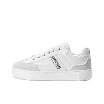 DIAMOND DESTINY CARAT Cushioning Wear Resistant Low Top Skateboard Shoes Unisex Classic White German Army Vintage
