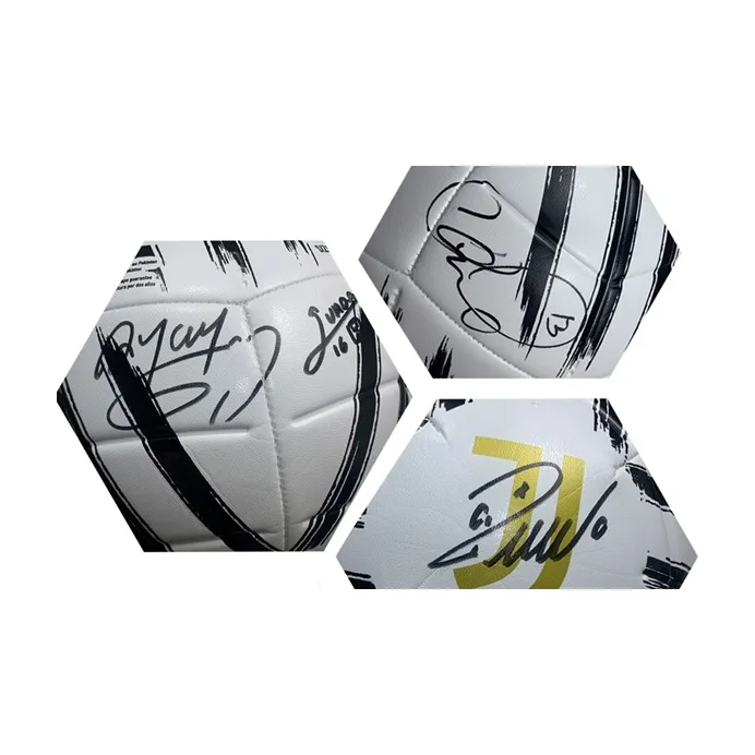 Three For 20-21 Juventus C Ronaldo Dybala Buffon And The Entire Team Signed Soccer SA Proof-4
