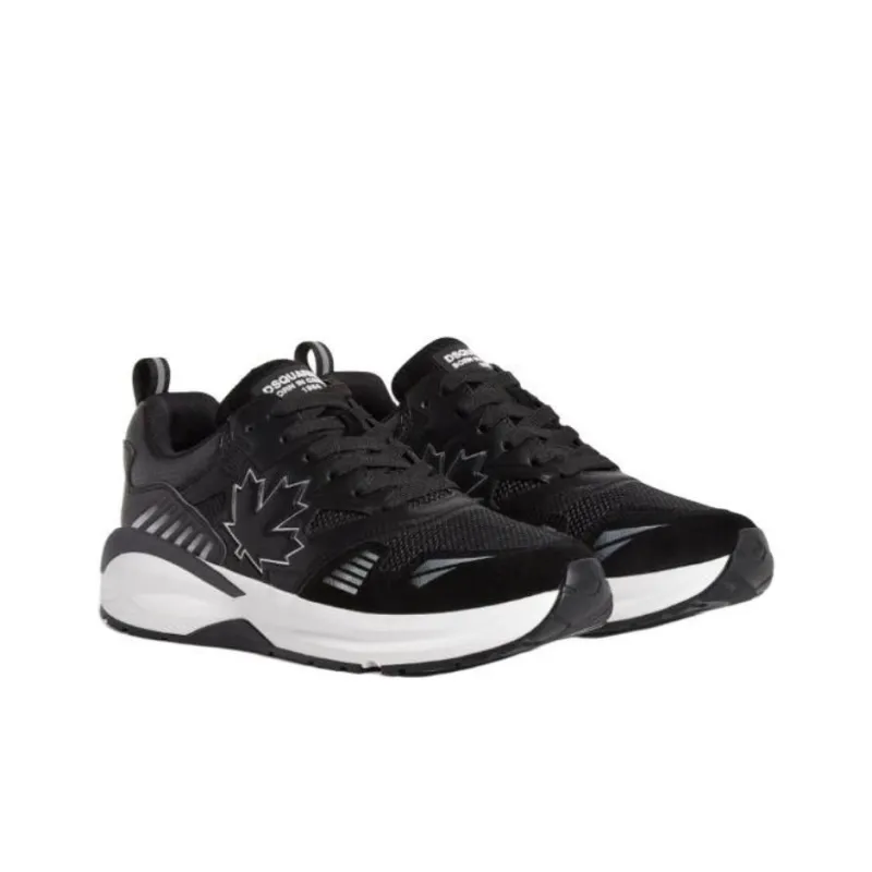 DSQUARED 2 Dash Maple Leaf Quilted Sneakers-2