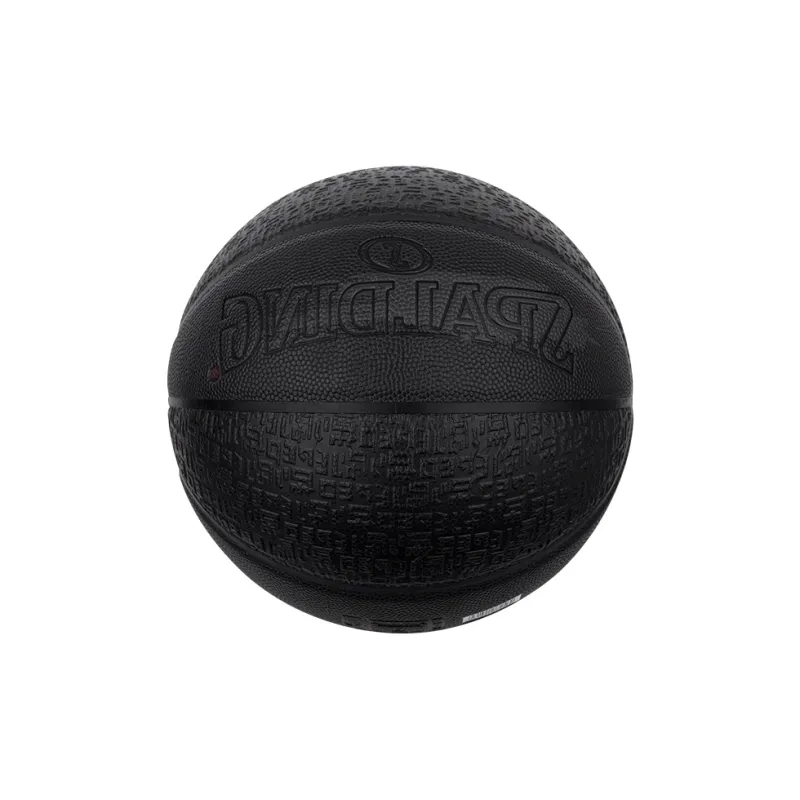 SPALDING Trend Series PU Basketball Black Printing Technique Size 7 Training Unisex-7