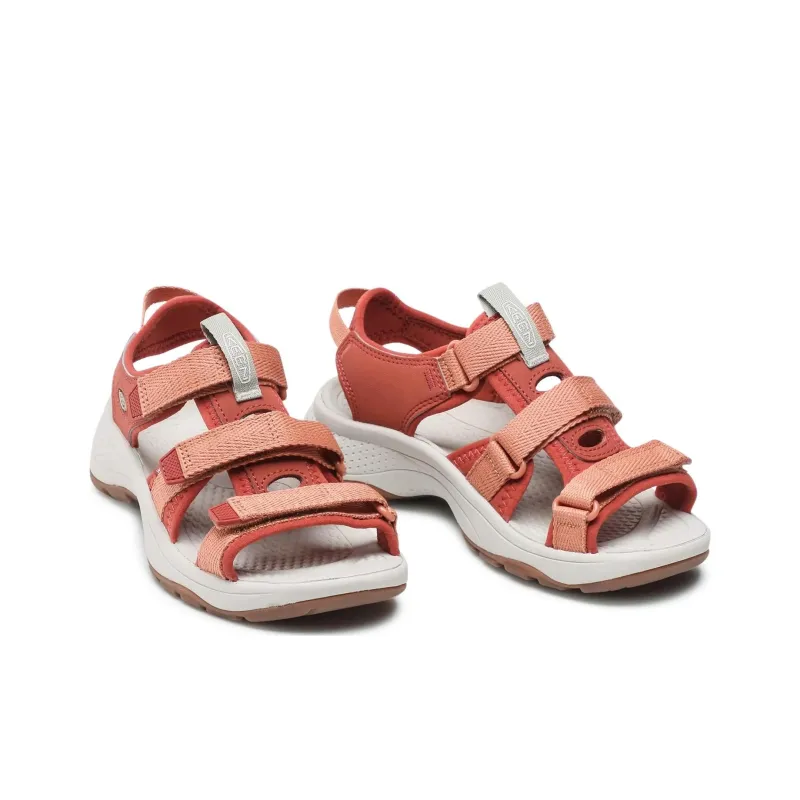 KEEN Astoria West Beach Sandals Women's Brown Red-3