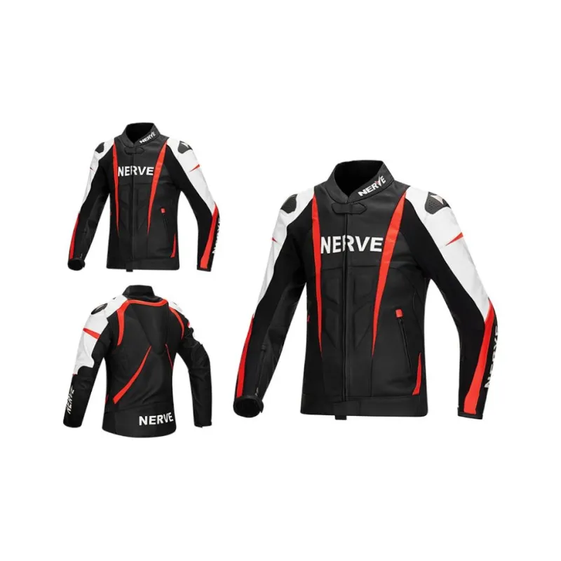 NERVE Biker Jacket Leather Unisex-1