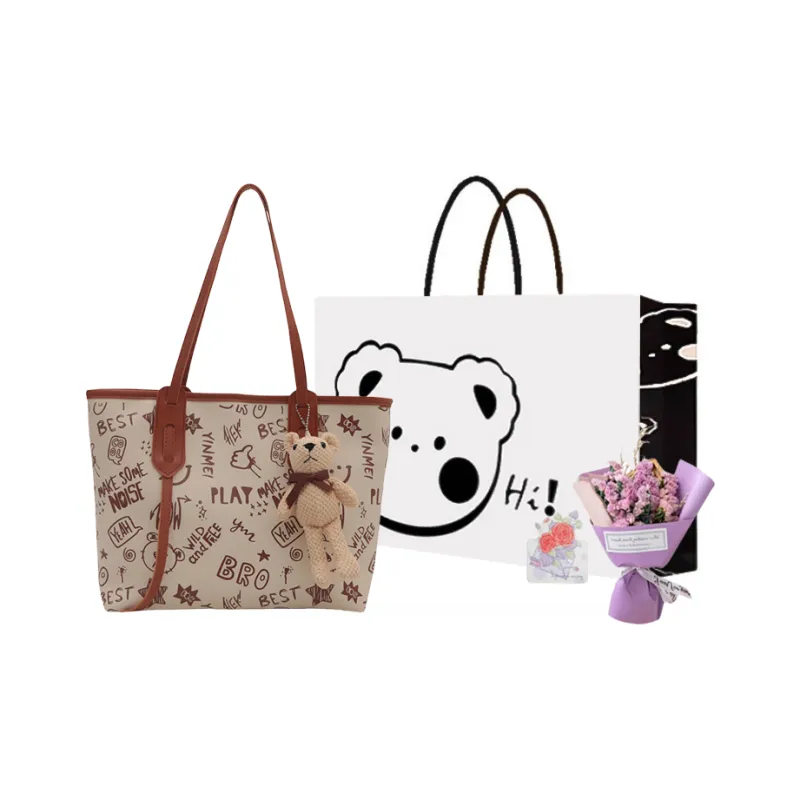 NX DOUGHNUT PU Tote Bag Shoulder Bag Regular Women's Multicolor-24