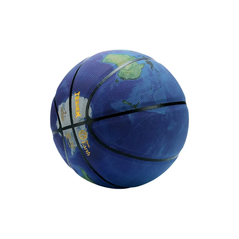 TESIEN PU Basketball Blue Green Tesun Size 7 Ball Training Unisex-10