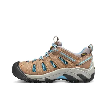 KEEN Voyageur Anti Slip Wear Resistant Low Top Hiking Shoes Women's Brown