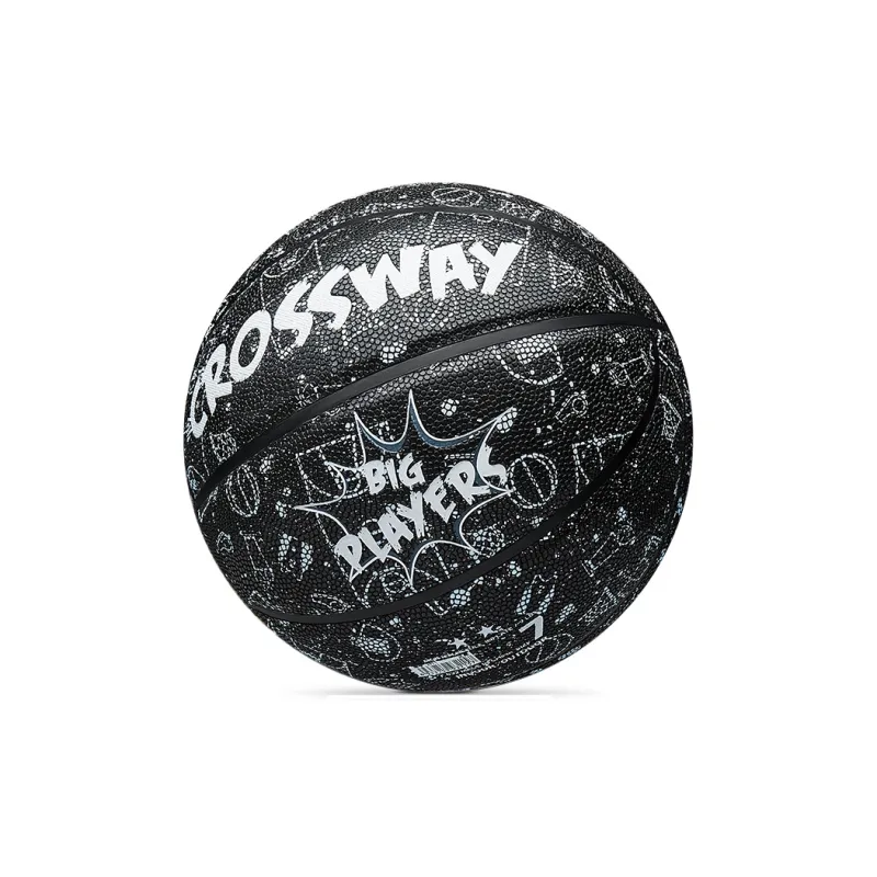 CROSSWAY PU Basketball Black Size 5 Size 6 Size 7 Training Unisex-2