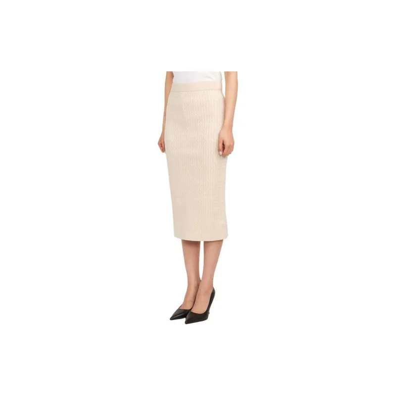 MaxMara Casual Long Skirt Women's Beige-1