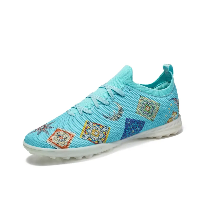 Saibi Slip-Resistant Breathable Support Soccer Shoes Unisex-9