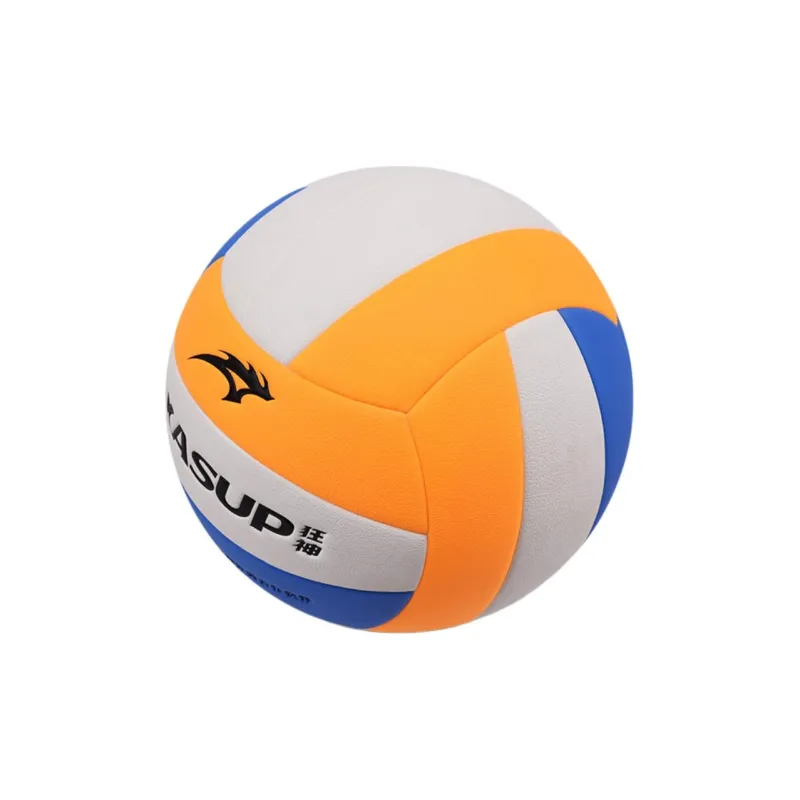 KASUP PU Size 5 Volleyball Unisex White Yellow Blue-1