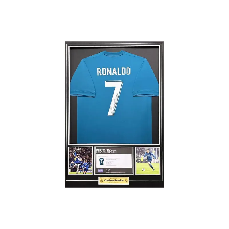 Huayitaojin Jersey Officially Licensed Company Certificate With Icons Framed 103x73cm Football Fan Gear-1