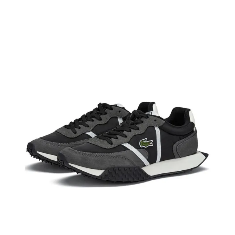 LACOSTE Slip Resistant Low Top Casual Shoes Men's Black-2