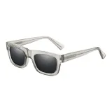 Light Beige Frame with Black Gray Lens