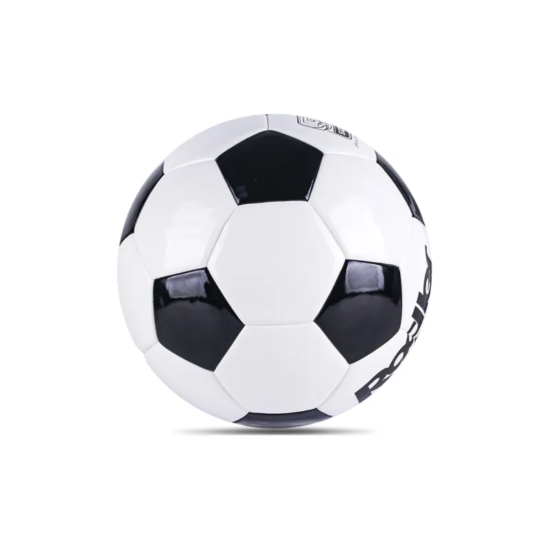 RADLER Size 5 Soccer PU Machine Stitched Soccer Ball Unisex Black White-5