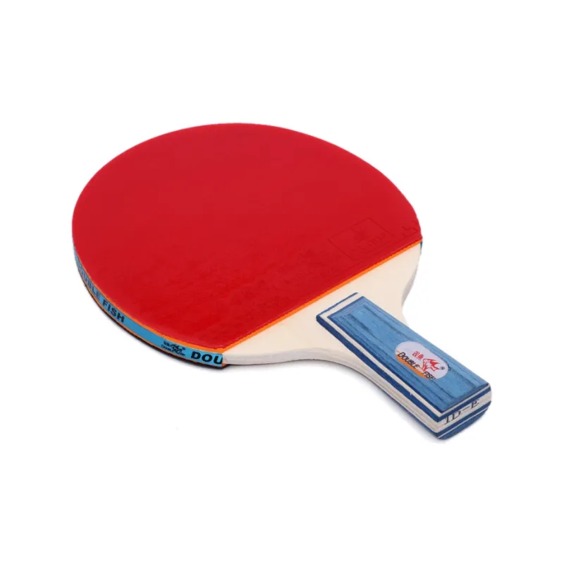DOUBLEFISH Ping Pong Paddles Unisex All Wood Red/Black-3