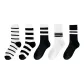 Black White Wide Stripes 1 Black White Pinstripe 1 Black White Double Stripe 1 White Three Stripes 1 Black Double Stripe 1