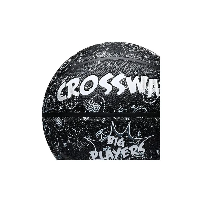CROSSWAY PU Basketball Black White Size 6 Ball Training Unisex-4