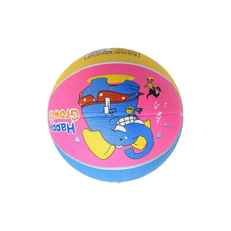 KASUP Rubber Basketball Pink Size 3 Ball Training Kids'-2