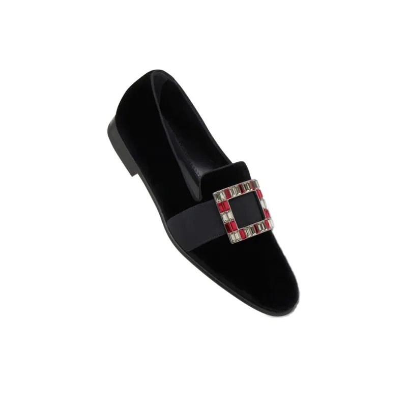 MANOLO BLAHNIK Eaton Loafers Men's Black-3