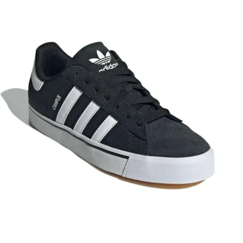 Adidas Campus Vulc Camp Core Black Cloud White Gum-2