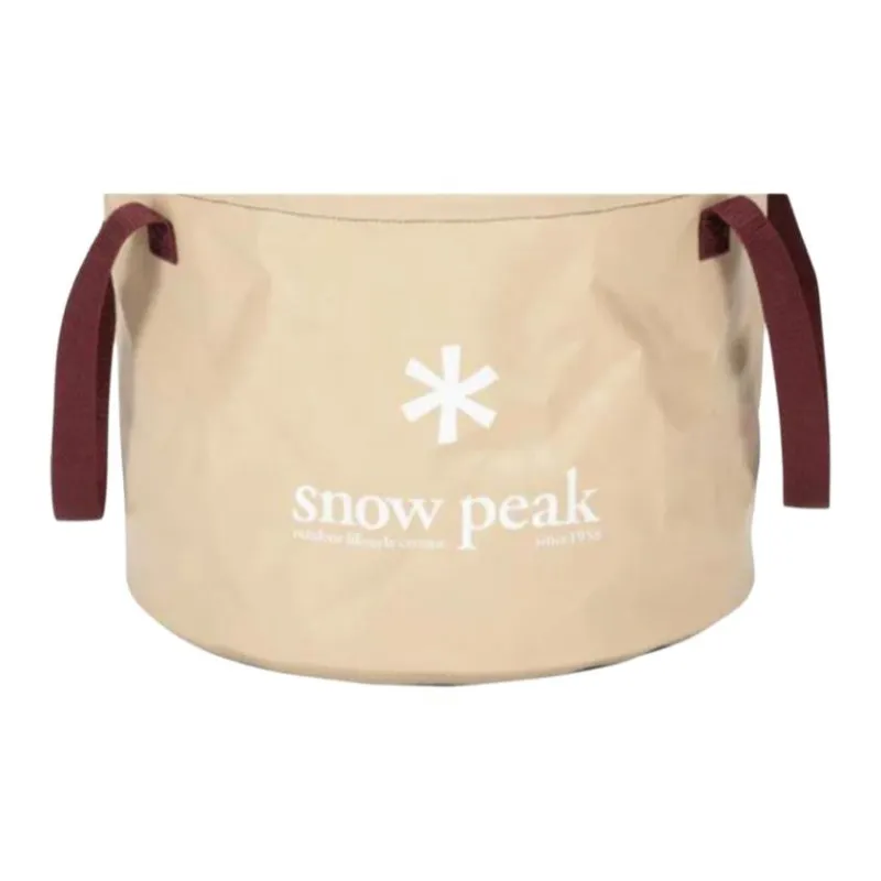 Snow Peak Outdoor Water Equipment Water Buckets 22.7L PVC, Nylon-2