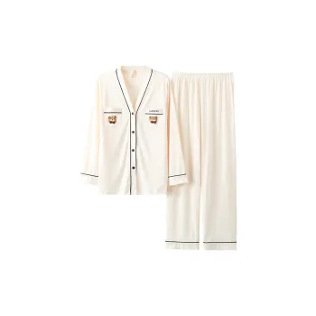 MIIOW Trend Party Series Pajama Set Women's Beige