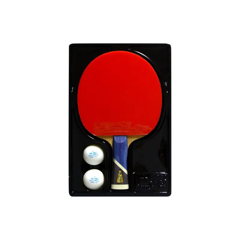 DOUBLEFISH 5A+C Ping Pong Paddles Unisex All Wood-4