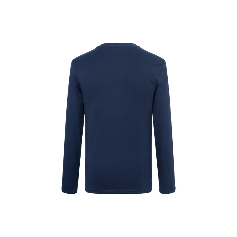 Burberry Embroidered Logo Cotton Long Sleeve T shirt-1