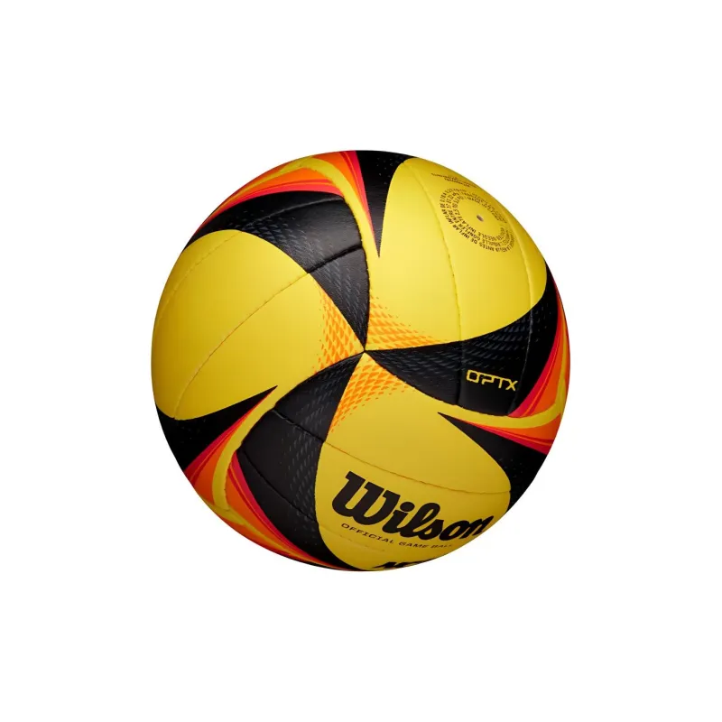 Wilson PU Size 3 Volleyball Unisex Yellow/Black/Orange-1
