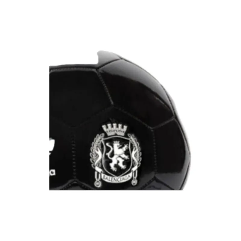 Adidas None Valencia Soccer Black Rubber Machine Stitched Soccer Ball Unisex-3