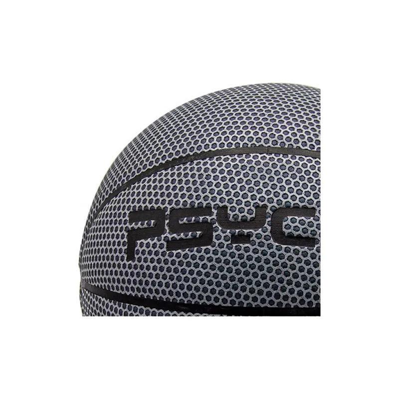 PSYCHE PU Basketball Black Gray Size 7 Reflective Unisex-2