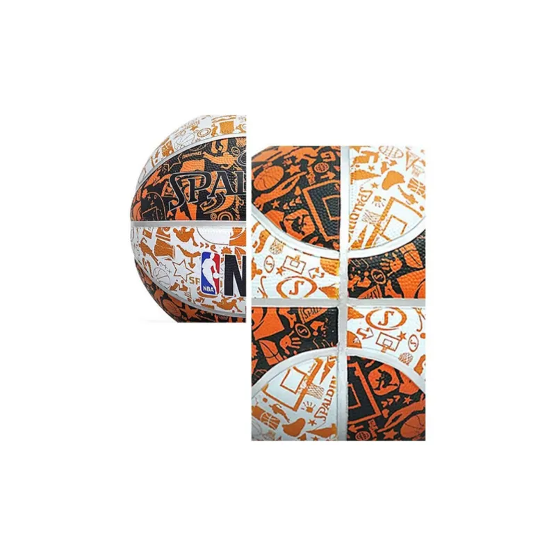 SPALDING Trend Series Rubber Basketball Orange Size 7 Training Unisex-3