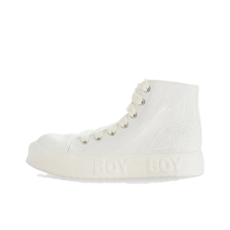Boy London Cushioning High Top Canvas Shoes Unisex-0