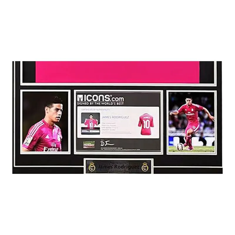 Huayitaojin Jersey Officially Authenticated With Icons, Framed 103x73cm, Soccer Memorabilia & Collectibles-7