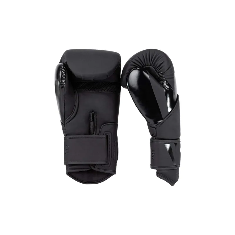 VENUM Boxing Gloves Synthetic Leather Unisex Black-1
