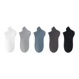 5 Pack[Combo 3]White+Light Gray+Dusty Blue+Cerulean+Black
