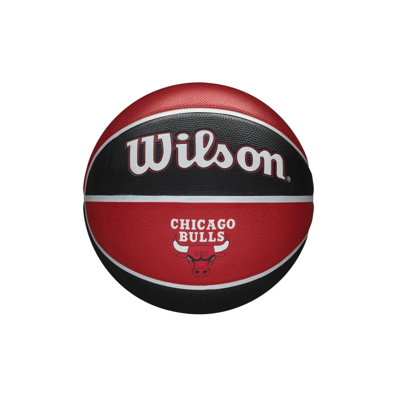 NBA Rubber Basketball Black Red Size 7 Training Unisex-1