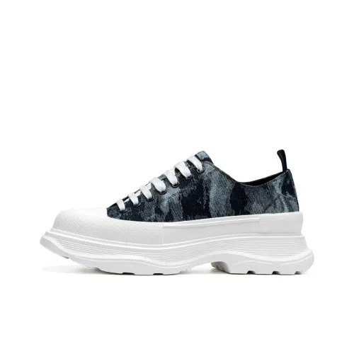 ROBERTA DI CAMERINO Wear Resistant Height Increasing Low Top Casual Shoes Men's Blue