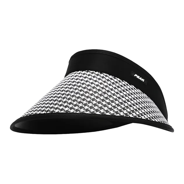 PEAK RIGHT Series Polyester Sun Protection Hats Unisex Ecru Black White-12