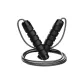 Black Cordless 2.8m Steel Wire Jump Rope