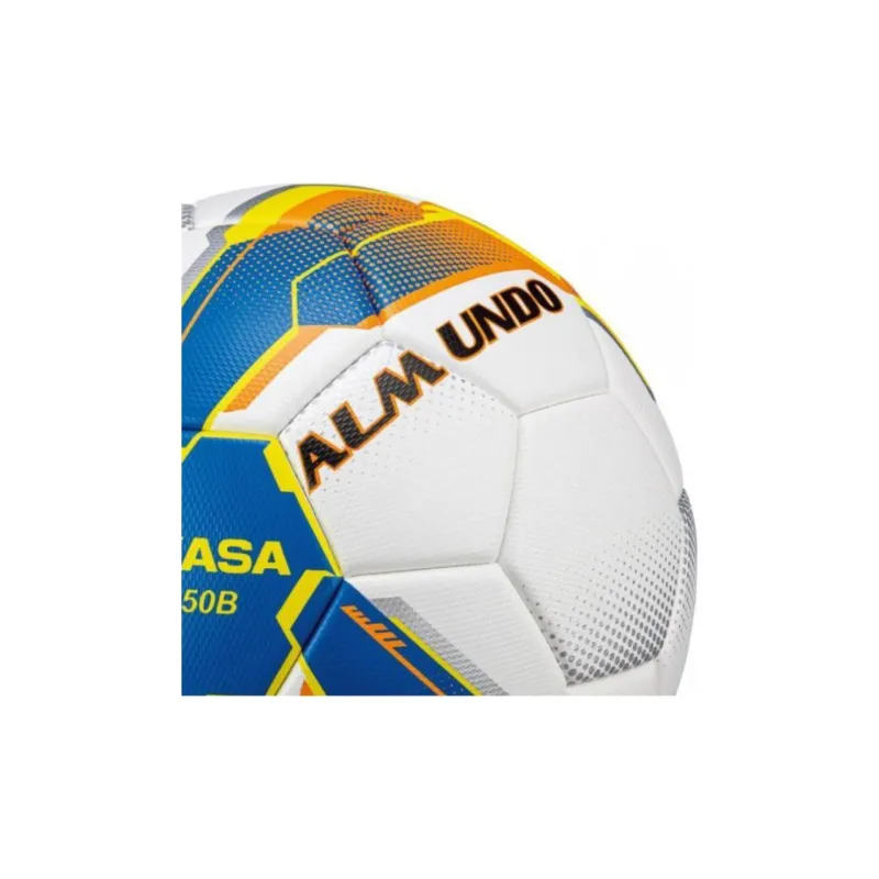 MIKASA Size 5 Soccer Synthetic Leather Hand-Stitched Soccer Ball Unisex White Blue-2