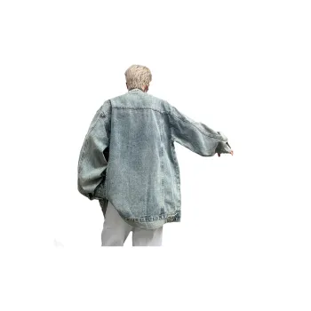 PANDA BASE Denim Jacket Women's Blue