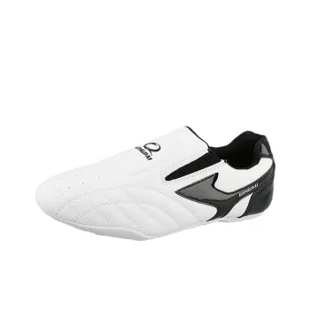 Competition Cushioned Anti-Slip And Wear-Resistant Lightweight Low-Top Training Shoes Unisex Black White