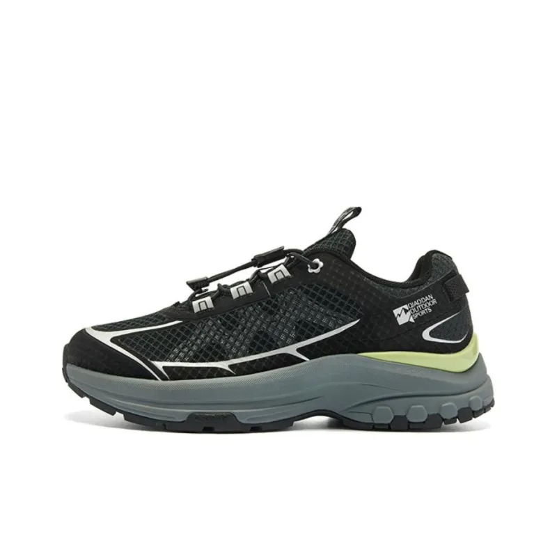 QIAODAN Anti-Slip Wear-Resistant Low-Top Casual Shoes Women's Black-0