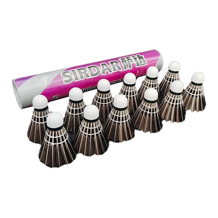 SIRDAR Goose Feather Shuttlecock 12 Pack 6 Pack Goose Feather Shuttlecocks-4